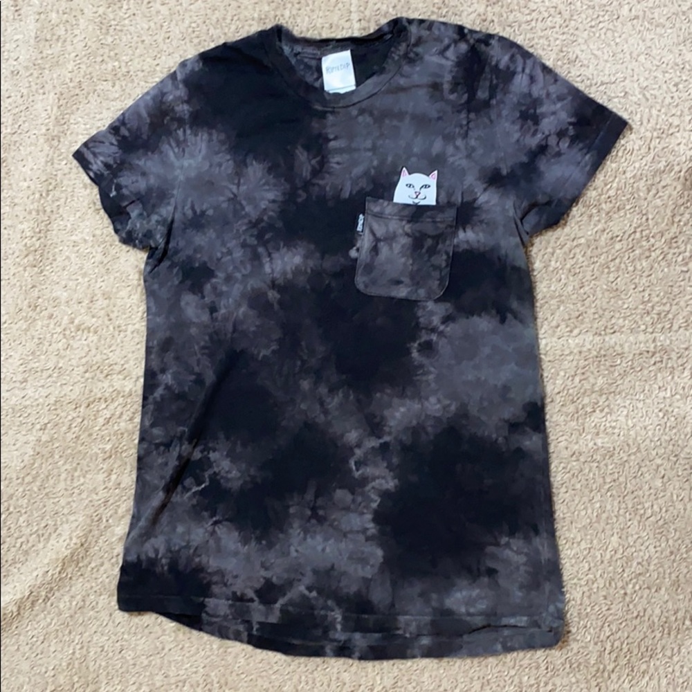Medium Grey Tye-Dye RipnDip Shirt